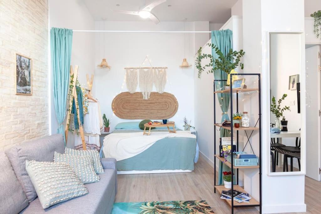 Al5 Seaside Bliss-Stylish Loft Steps From Malvarrosa Valenza Esterno foto