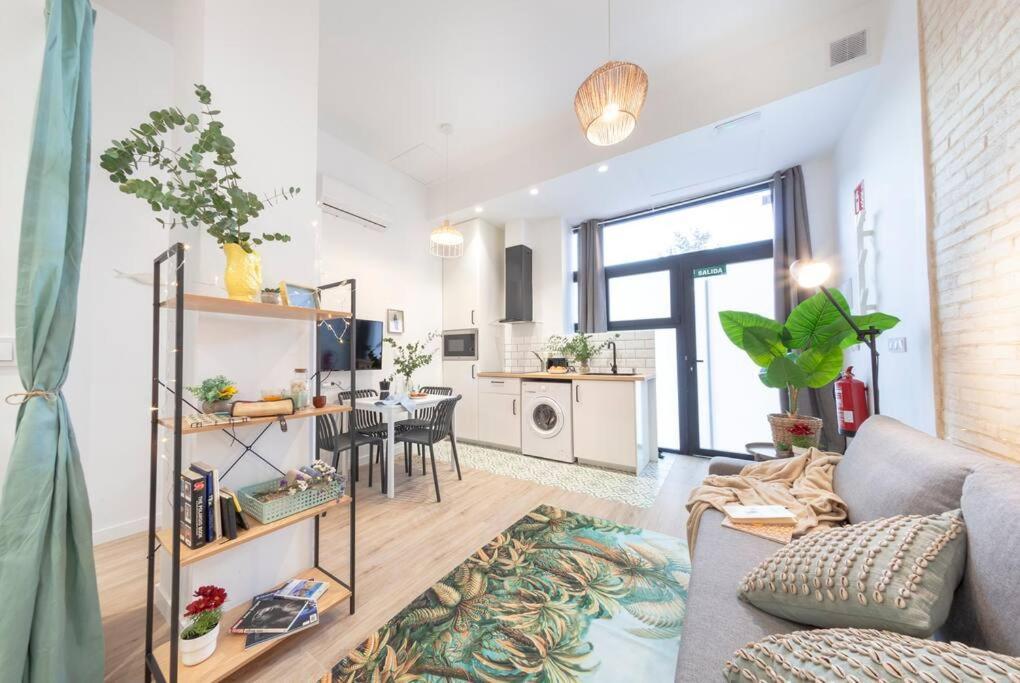 Al5 Seaside Bliss-Stylish Loft Steps From Malvarrosa Valenza Esterno foto